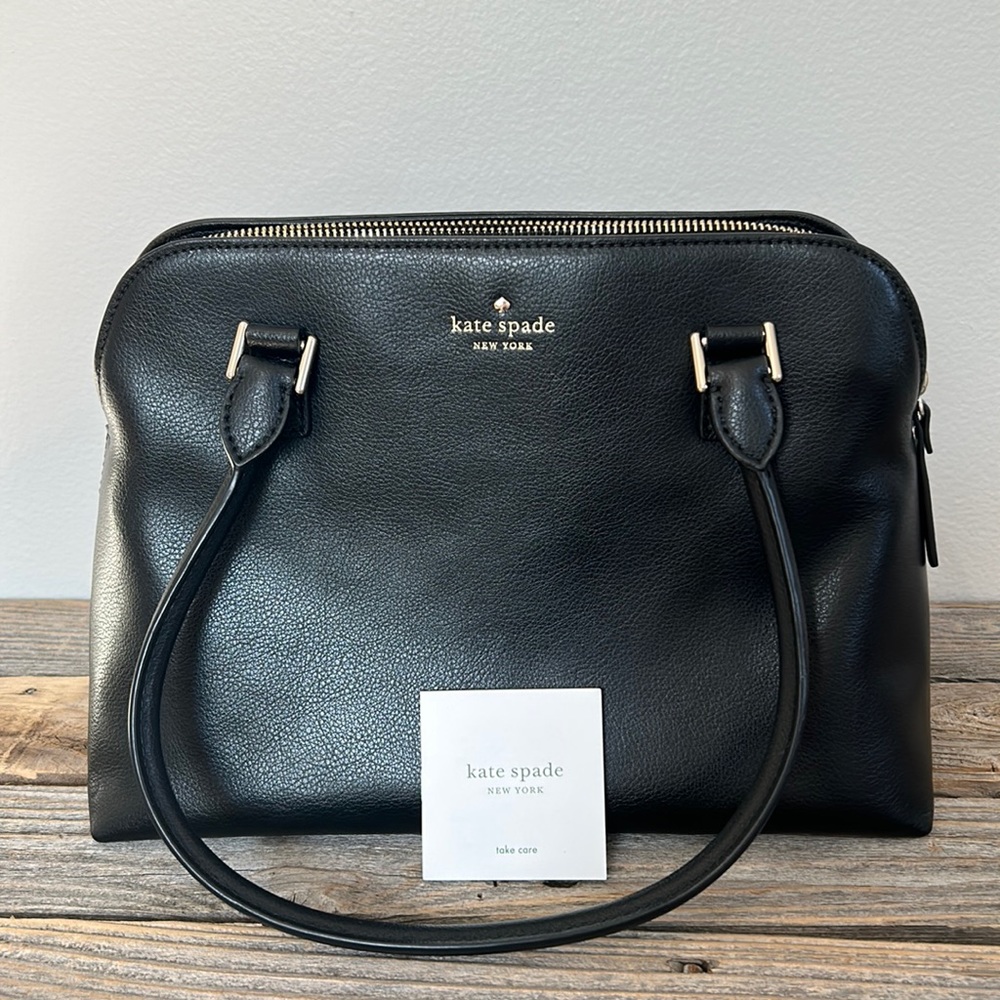 kate spade - Like New - Satchel - Black - Medium Size